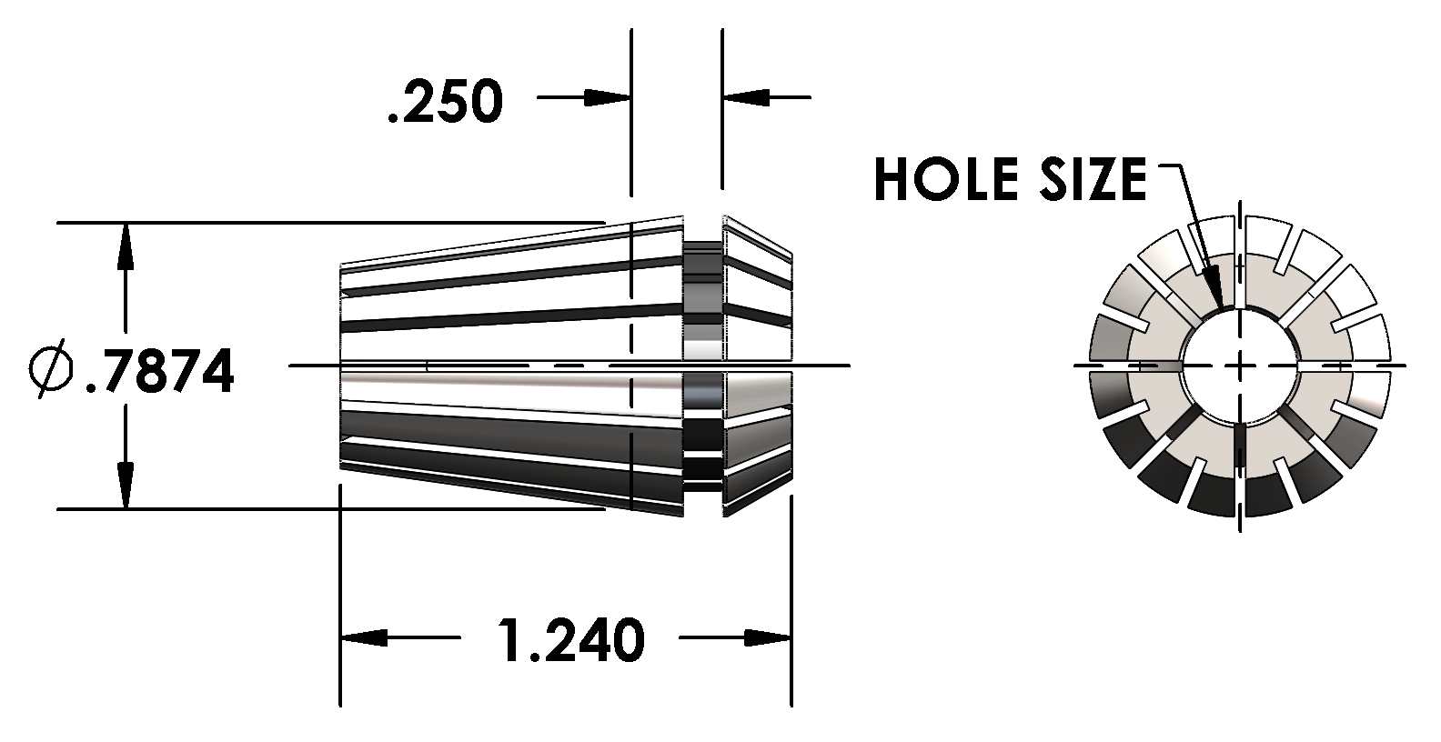 ER20 COLLET DZL