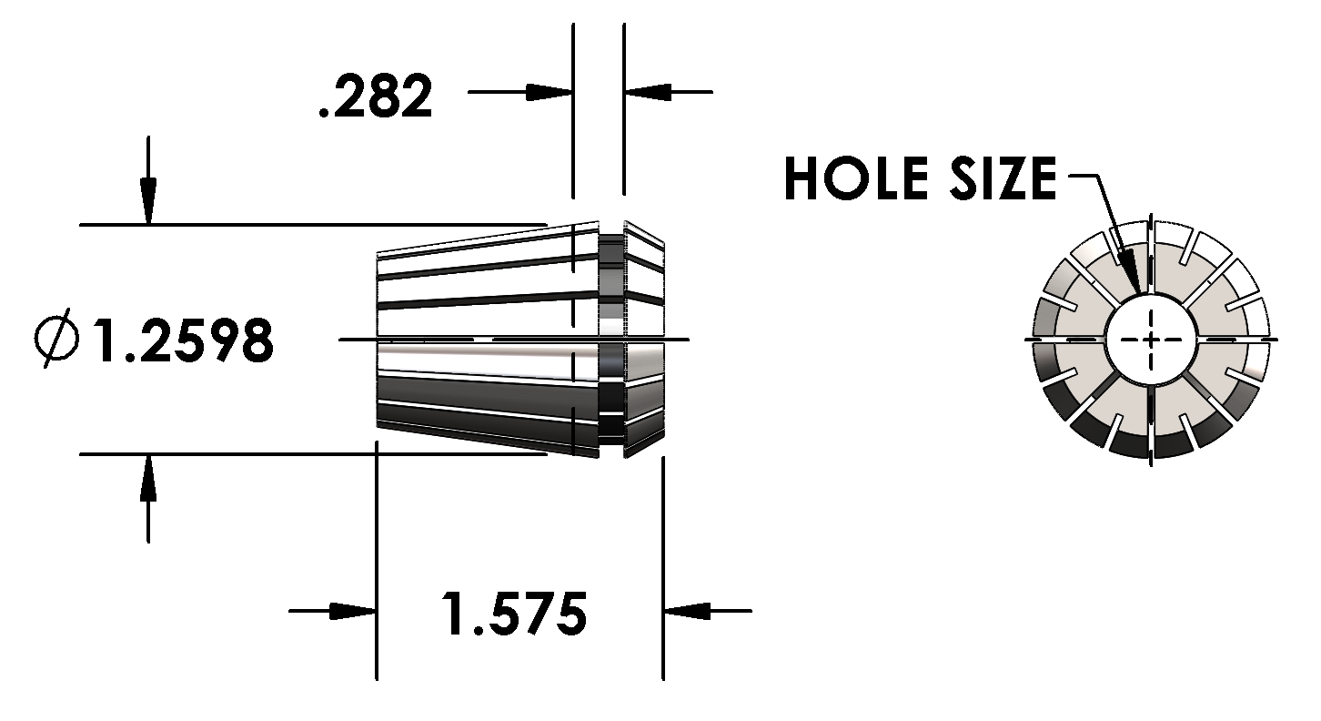 ER32 COLLET DZL