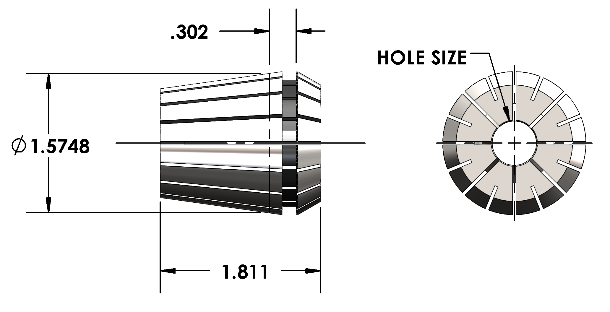 ER40 COLLET DZL